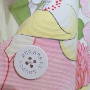 Burberry Floral Jacket With Skirt.  Size 4.   More Like A Medium Heavy Material.